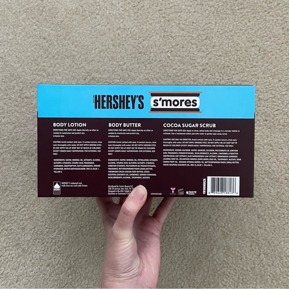 Hershey’s S’mores 3-Pack Body Trio (Sugar Scrub, Body Butter, Body Lotion) - Picture 9 of 16